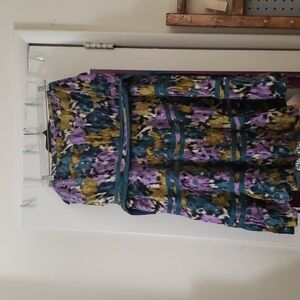 Strapless colorful dress